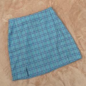 Brandy Melville Plaid Mini Skirt